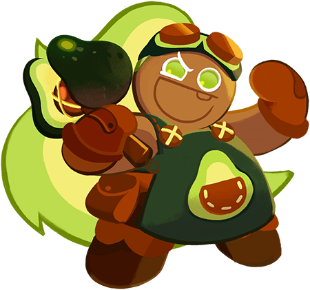 Avocado Cookie Portrait