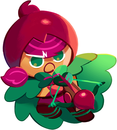 Beet Cookie Portrait