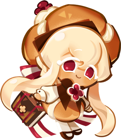 Caramel Choux Cookie Portrait