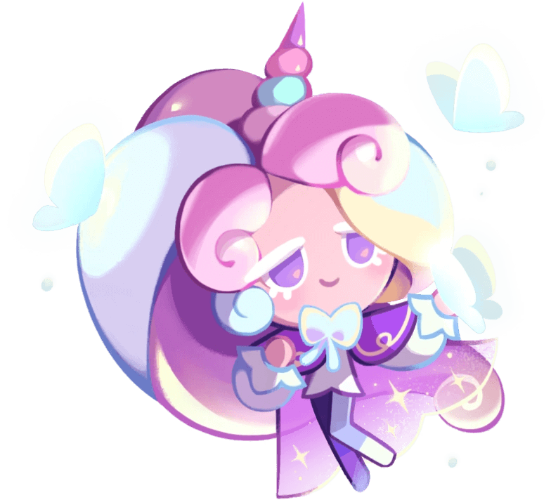 Cream Unicorn Cookie Portrait