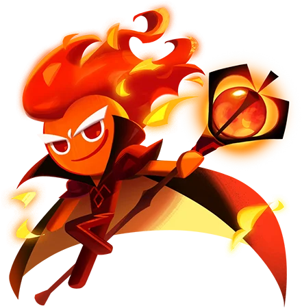 Fire Spirit Cookie Portrait