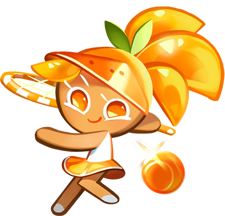 Orange Cookie Portrait