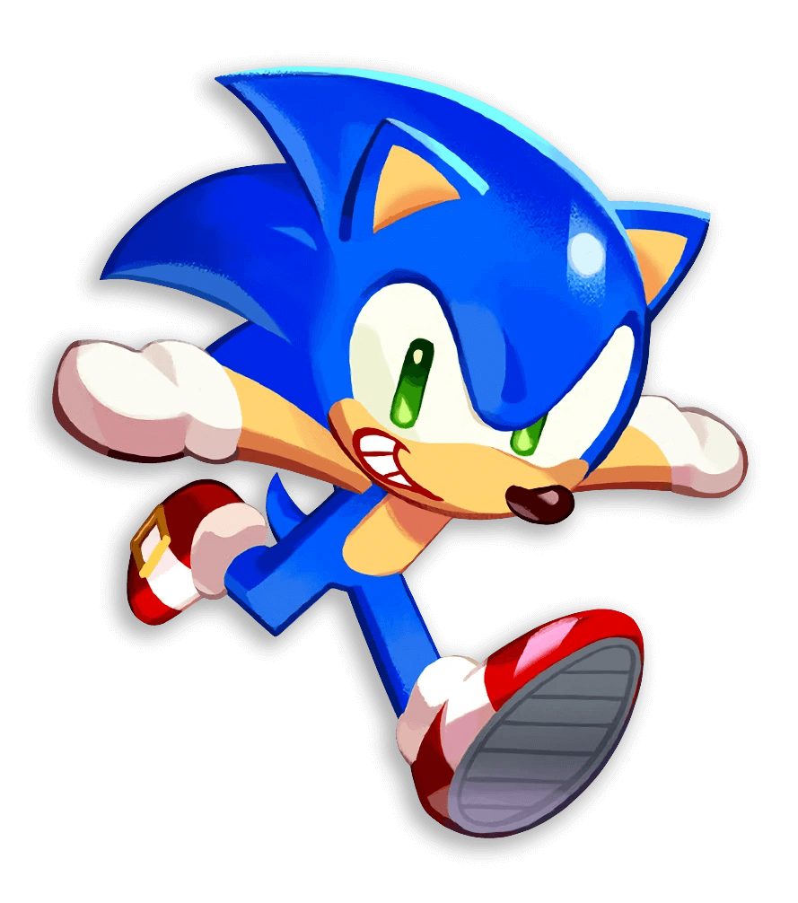 Sonic Cookie Portrait