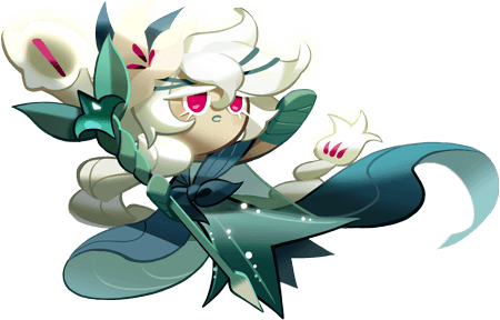 White Lily Cookie Portrait