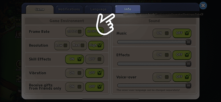 Finding Account ID, Info Tab Finding Account ID, Info Tab