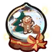 Acorn Snowball With a Tiny Cookie
