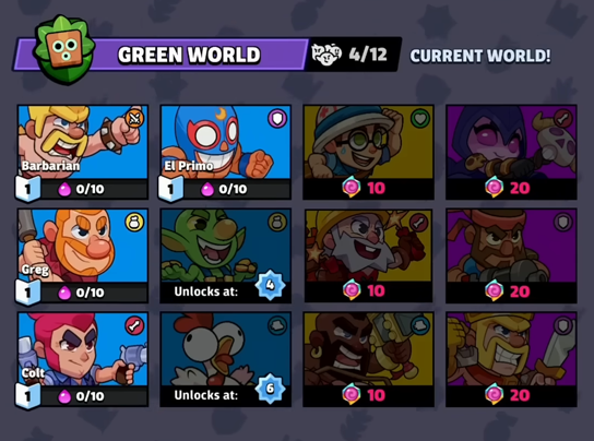 Green World Characters screenshot